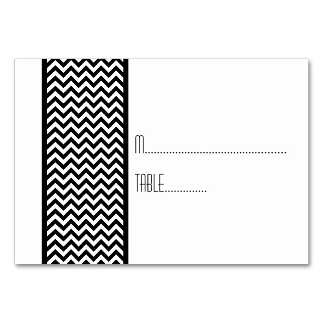 Carte d'escorte frontalière Ebony Chevron (Devant)