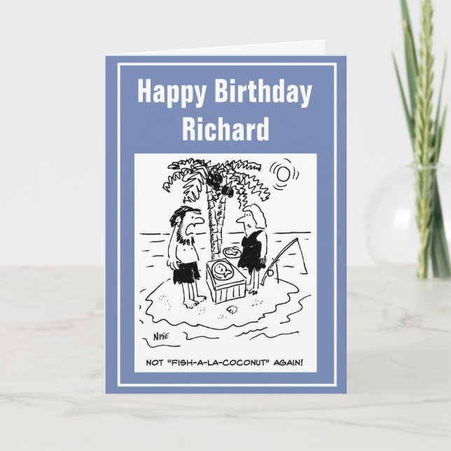 Carte Desert Island Castaway propose Fish a la Coconut M (Devant)