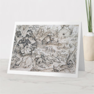 Carte Desidia (Sloth), Pieter Bruegel