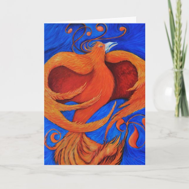 carte design d'art saluant Phoenix (Devant)