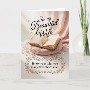 Carte Design élégant pour l'anniversaire de femme