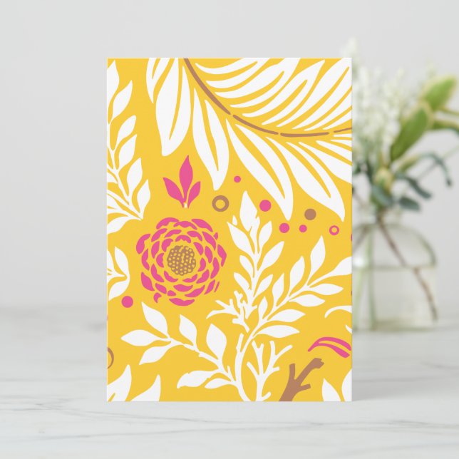 Carte Design floral 24 (Debout devant)