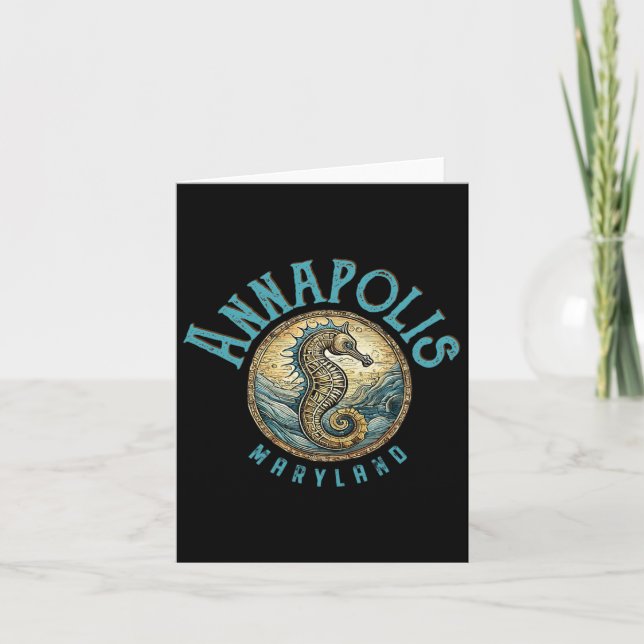 Carte Design nautique du Maryland d'Annapolis (Devant)