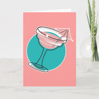 Carte design rétro margarita