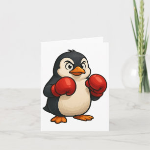 Carte Design sportif de boîte de boxe cool de dessin ani