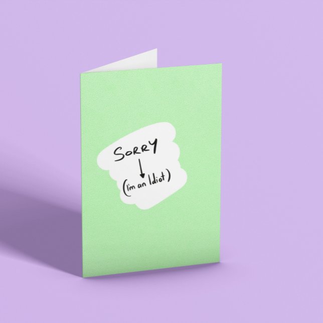 Carte Désolé (Créateur téléchargé)