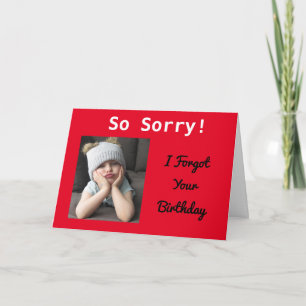 Carte Désolé ! Anniversaire Drôle Grumpy Girl mignonne