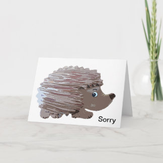 Carte Désolé, j'ai été Prickly Card
