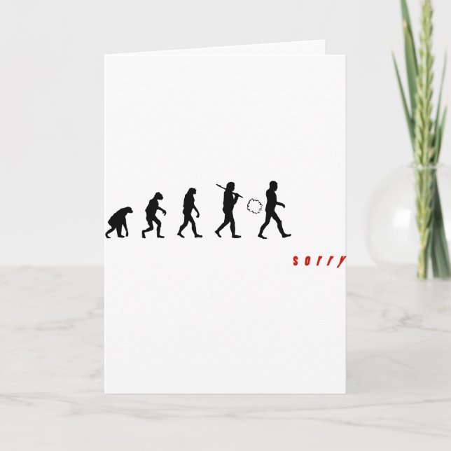 Carte Désolé, J'Ai Farted ! (Devant)