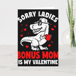 Carte Désolé Mesdames, Bonus Maman Est Ma Saint-Valentin