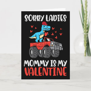 Carte Désolé Mesdames Maman Mon Camion Monstre de la Sai