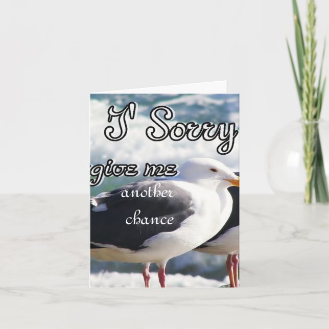 Carte Désolé, Pardonne-Moi_ (Devant)