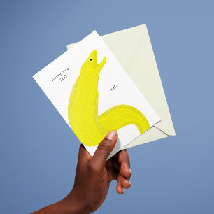 Carte Désolé, Vous Vous Sentez Mal Moray Eel Se Bien Bie