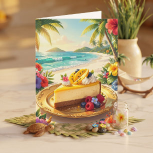 Carte Dessert Tropical Joyeux Anniversaire Nonna