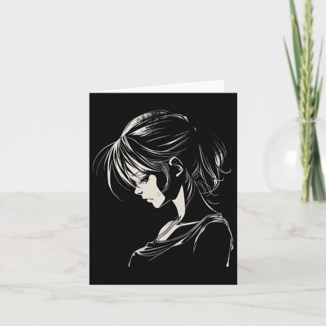 Carte Dessin animé Manga Graphique Dessin animé  (Devant)