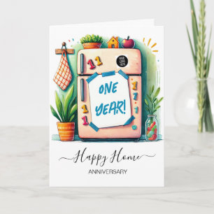 Carte Dessin de l'enfant sur le réfrigérateur - Bonne ma