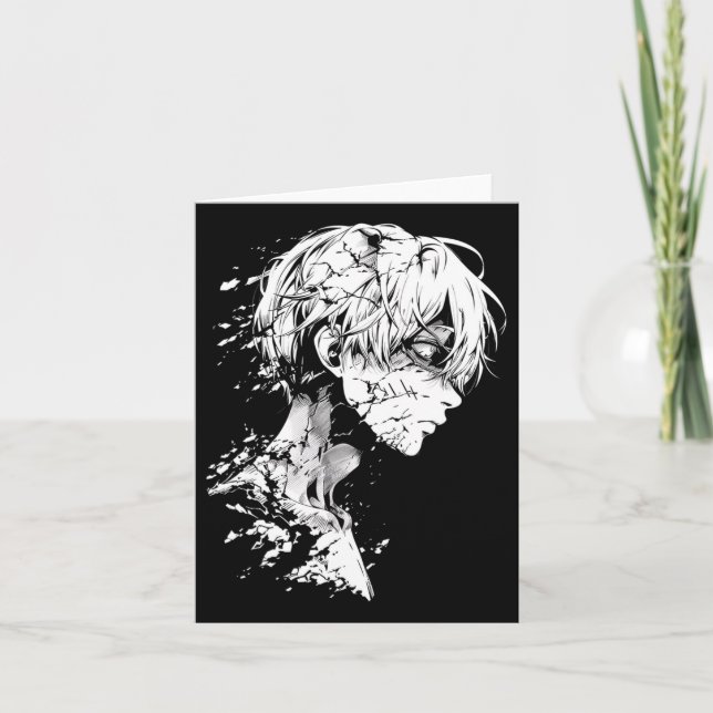 Carte Dessin de motif Anime Manga Oeuvre d'art Anime  (Devant)