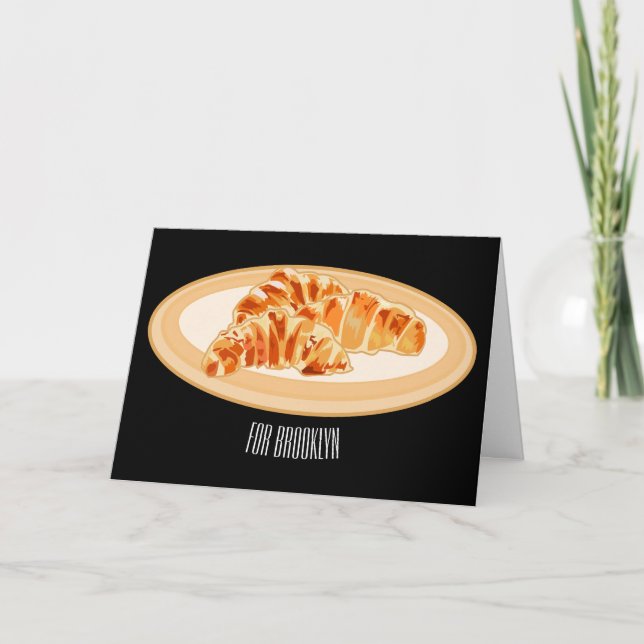 Carte Dessin du Croissant (Devant)