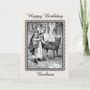 Carte Dessin noir blanc de l'Anniversaire Cachet d'équit