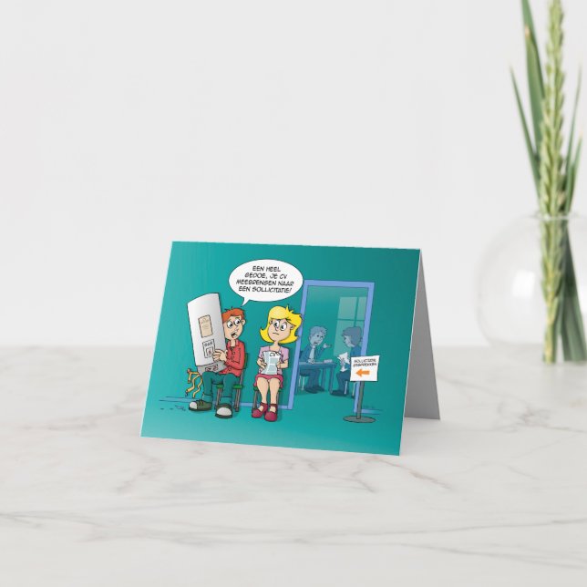 Carte dessin; sollicitation avec un CV (Devant)
