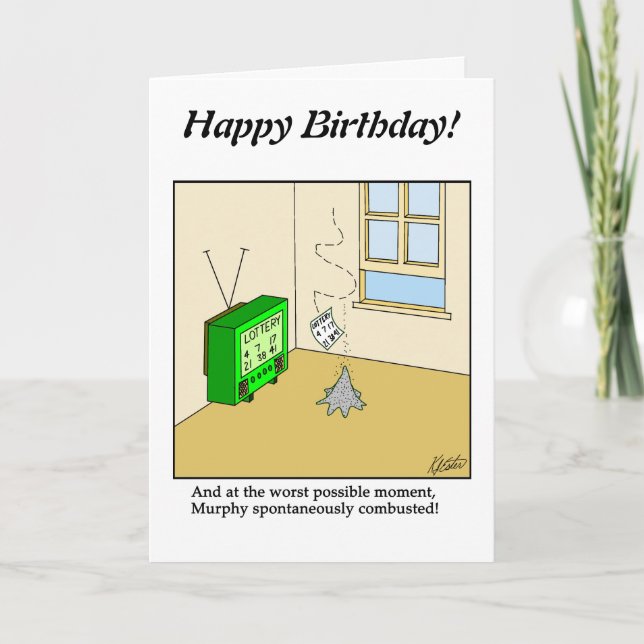 Carte Dessiner un blanc - Loterie Murphy - Customisez-le (Devant)