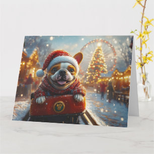 Carte Dessous de verre à rouleaux pour chien Bull Terrie