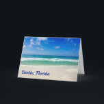 Carte Destin Floride Belle plage Photographie bord de me<br><div class="desc">Une belle photo de plage prise dans la destination de vacances idéale de Destin, Floride. Les magnifiques eaux vertes de Sandestin se lavent jusqu'au bord de mer sablonneux sous un ciel bleu serein pour faire la photo de vacances pittoresque parfaite. Vendre ces jolies cartes postales à votre magasin de plage...</div>