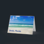 Carte Destin Floride Belle plage Photographie bord de me<br><div class="desc">Une belle photo de plage prise dans la destination de vacances idéale de Destin, Floride. Les magnifiques eaux vertes de Sandestin se lavent jusqu'au bord de mer sablonneux sous un ciel bleu serein pour faire la photo de vacances pittoresque parfaite. Vendre ces jolies cartes postales à votre magasin de plage...</div>