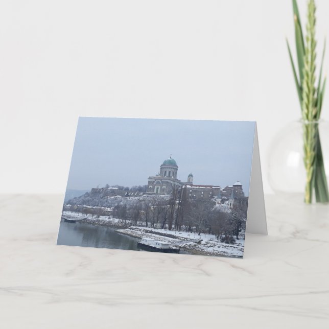 Carte d'Esztergom en Hongrie (Devant)