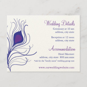 Carte détail de réception