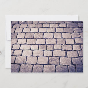 Carte Détail de rue pavée, Horizontal