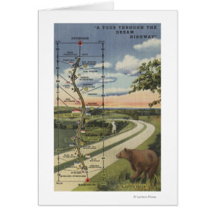 Carte détaillée "de la route rêveuse "