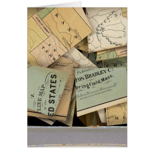 Carte détaillée, États-Unis d'Amérique (Devant)