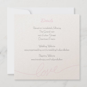 Carte Détails d'amour