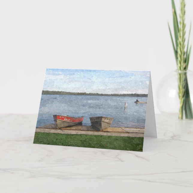 CARTE D'ÉTÉ : Lac Harriet, "bateaux", Mpls., MN_ (Devant)