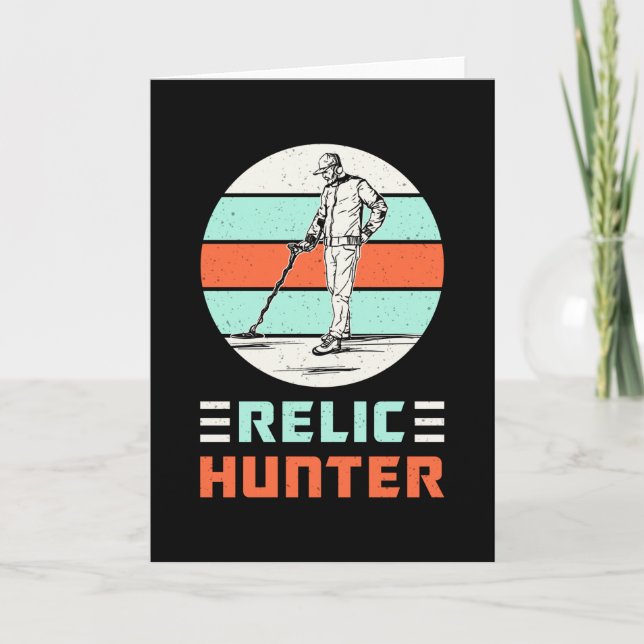 Carte Détecteur de métal Retro Funny Idée cadeau (Devant)