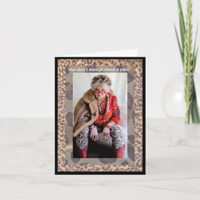 Carte Détendez-vous et laissez la vie se dérouler (Devant)