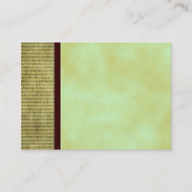 Carte d'étiquette pour l'artisanat blanc thé vert (Devant)