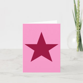 carte d'étoile de fuschia