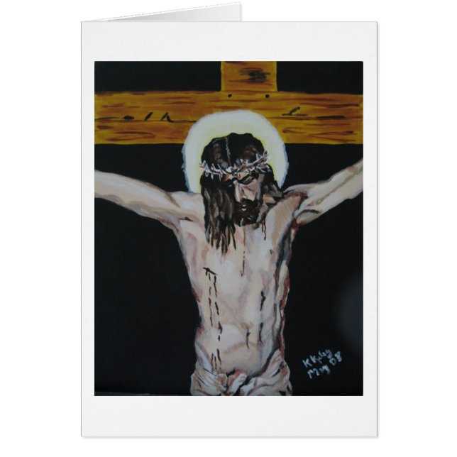 Carte d'étude de crucifixion de Vélazquez (Devant)