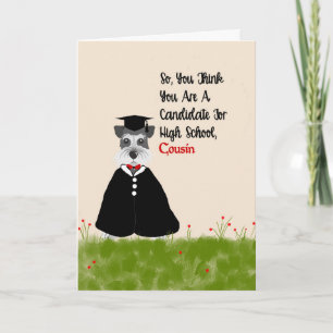 Carte d'études de 8e année pour Cousin avec Chien
