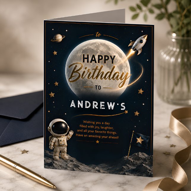 Carte Deux à la Lune Anniversaire (Créateur téléchargé)