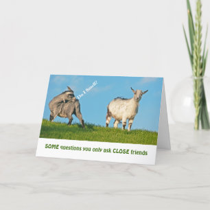 CARTE "DEUX CHÈQUES" HUMOUR / AMITIÉ