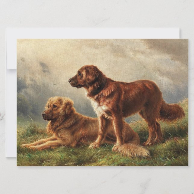 Carte Deux chiens de garde (Devant)