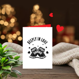 Carte Deux chouettes