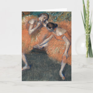 Carte Deux danseuses Edgar Degas