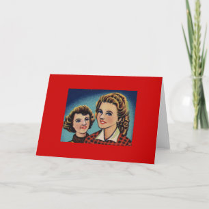 Carte Deux femmes Vintages