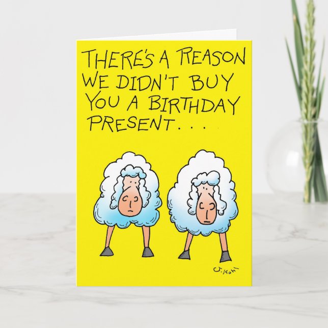 Carte Deux moutons (Devant)