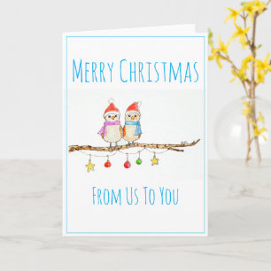 Carte Deux petits oiseaux