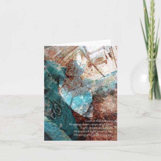 Carte Deux soeurs bénédiction de la lumière et de l'amou (Devant)